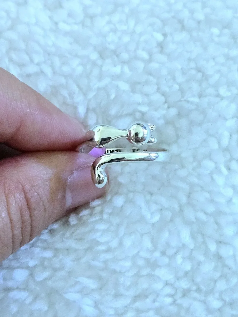 Sterling Silver🤍 Cat🐈 Bypass🔁 Ring💍 - NWT